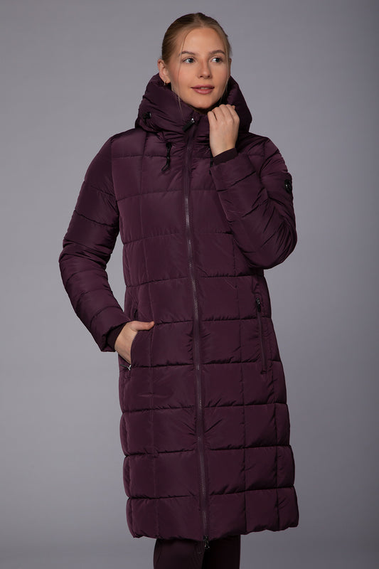 long quilted coat