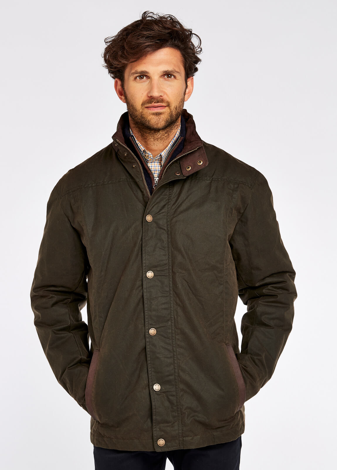 mens waxed jacket